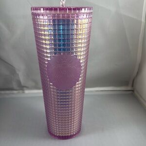 Starbucks’s Pink 2019 Cold Cup tumbler. New Hologram Venti 24 oz